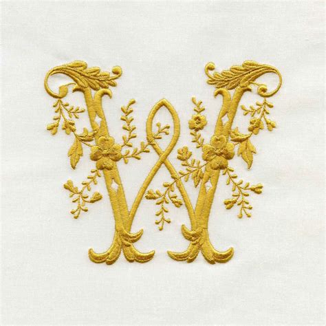 W Monogram Font