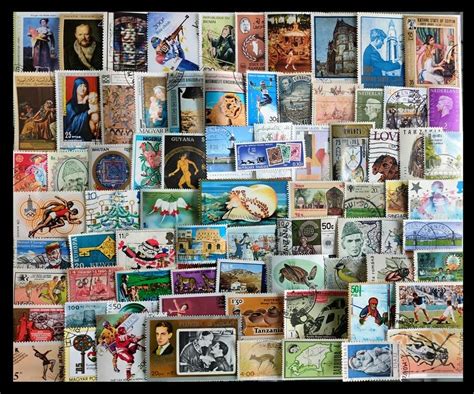 Buy ISC~ Worldwide 100 Different Stamps, All Large Whole World Stamps ...