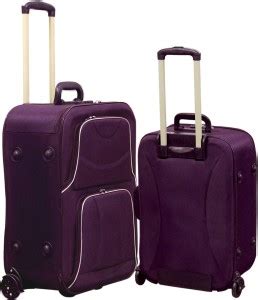 MOFKOF TRENDY PURPEL TURBO WHEEL Expandable Check-in Suitcase 2 Wheels ...