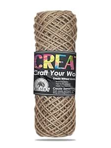 CREATIFY Natural Jute Twine (50 Meters, 2mm, 2Ply) | Jute Thread | Jute ...