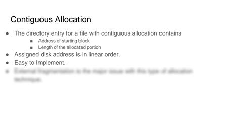 Image result for Continous File Allocation