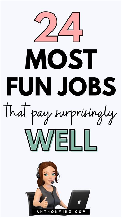 24 Most Fun Jobs That Pay Well - Anthony Ihz