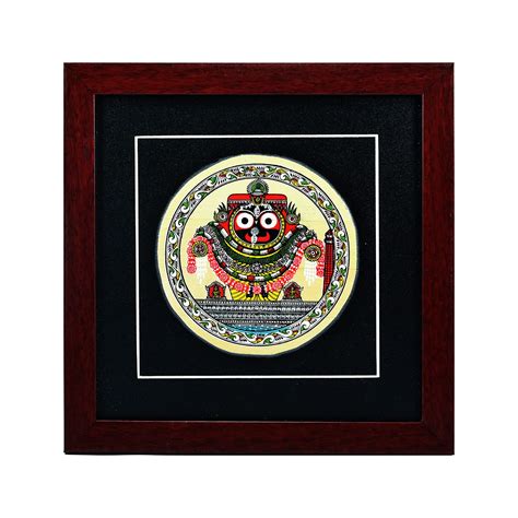 SmileSellers Hand Made Talapatra(PalmLeaf) Lord Jagannath Painting ...