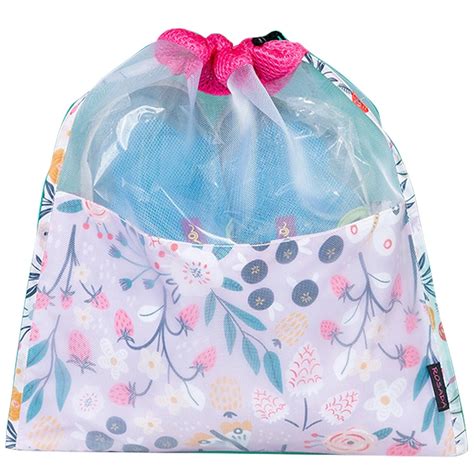 Shoe Pouch - Lilac Garden – Rosada Baby