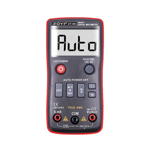 ZOYI ZT-A6 6000 Counts Digital Multimeter + Automatic Identification ...
