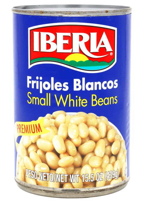 Iberia Small White Beans W/S 15 oz - Iberia Foods