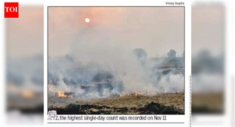 Two-month tally 516, Haryana farm fire count hits record low | Gurgaon ...