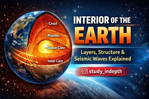 Interior of the Earth: Structure, Layers & Seismic Waves | UPSC ...