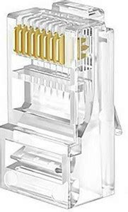 ONCRO Pack of 25pcs Plugs RJ45 connector, lan Crimp Hood Connectors ...