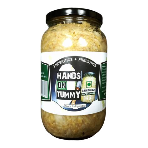 Hands On Tummy - Sauerkraut (Napa/Chinese Cabbages) - Probiotic Pickle ...