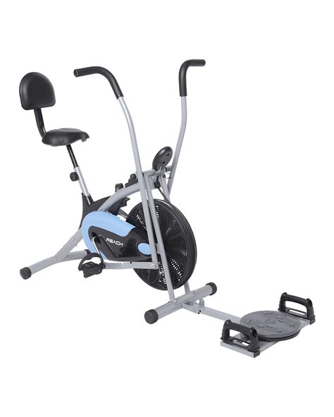 Reach AB-110 BPT Air Bike Exercise Cycle for Home Gym | with Push Up ...