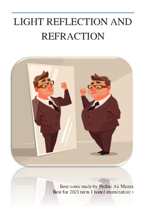 Light reflection and refraction - Best notes made by Padhai Ak Mazza ...