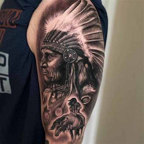 indian sleeve tattoo ideas male