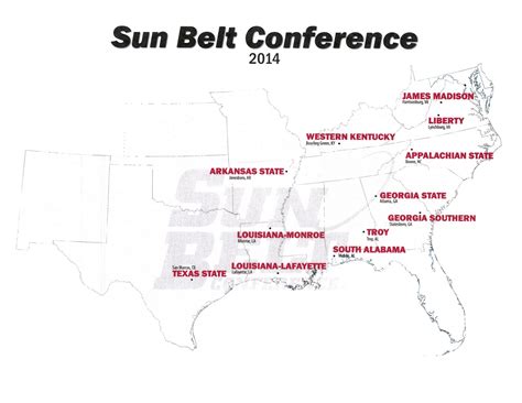 2014 Map of the Sun Belt? | A Sea of Red