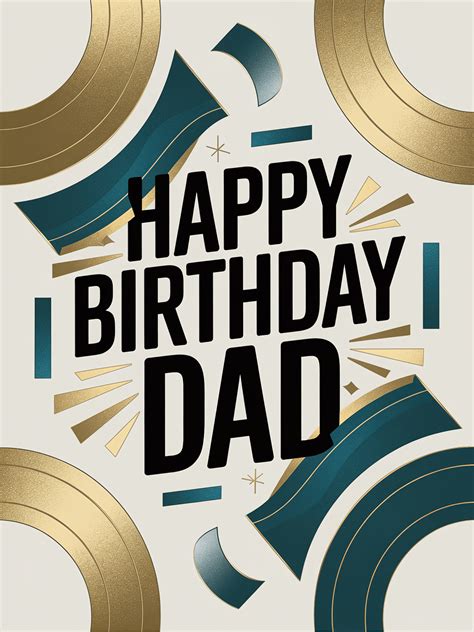 Free Download Happy Birthday Dad Floral