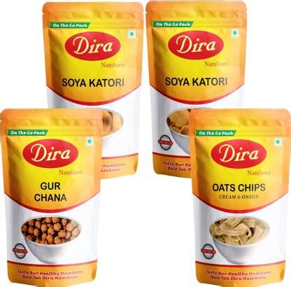 Dira Namkeen | Super Healthy Snacks | Gur Chana, Oats Chips Cream ...