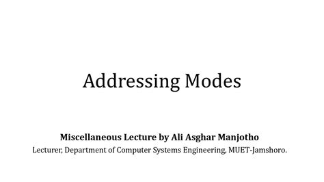 Image result for Addressing Modes Flow Chart