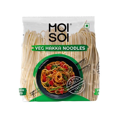 Veg Hakka Noodles 500g | 100% natural ingredients | Moi Soi