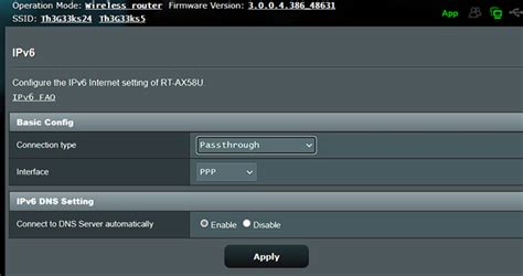 Image result for Disable IPv6 Asus Router