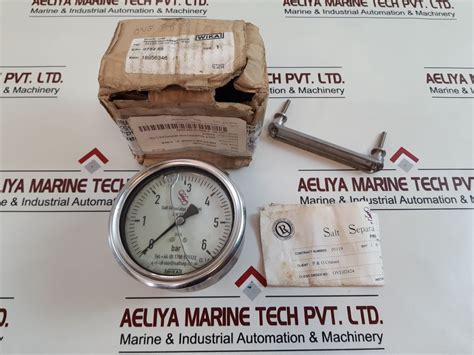 Wika En 837-1 Cl.1.0 Pressure Gauge 0-6 Bar – Aeliya Marine Tech