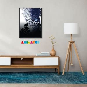 GOJO JUJUTSU KAISEN POSTER SPARKLE LAMINATION AND WITH FRAME 3D Poster ...