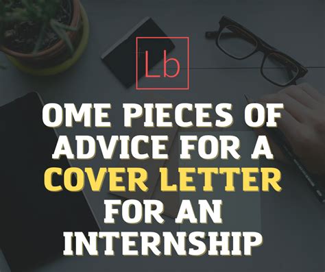 Some pieces of advice for a cover letter for an internship - Layboard ...
