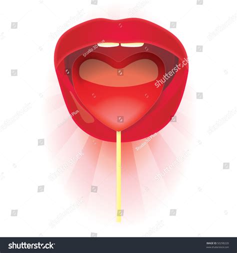 Lolly Lips Stock Vector (Royalty Free) 50298220 | Shutterstock