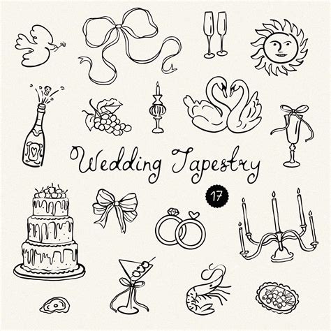 Top 11+ Free Wedding Illustrations Bundle