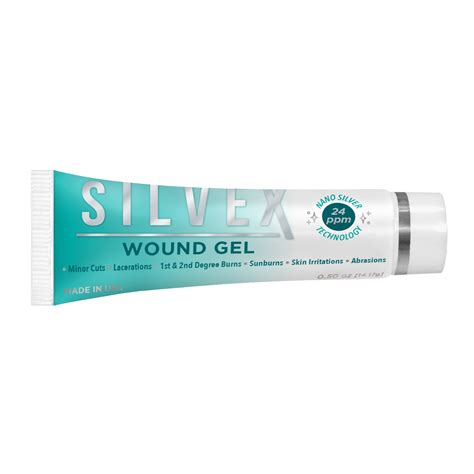 SILVEX® Wound Gel - 0.5 oz - First Aid Plus More