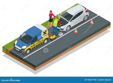 Online Roadside Assistance. Automobile Repair Service, Road Accident ...