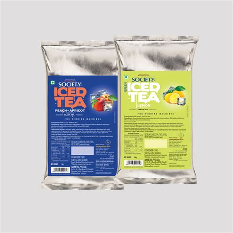 Buy Peach Apricot Lemon Green Tea Premix Online | Society Tea