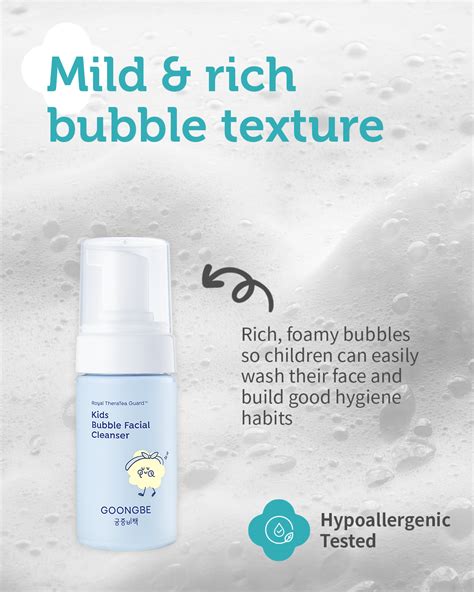 Kids' Bubble Facial Cleanser 3.38 fl.oz. 2 Pack - GOONGBE