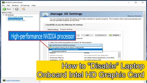 Image result for Disable Intel Graphics