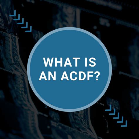 The Cervical Spine Center บน LinkedIn: ACDF is an acronym for Anterior Cervical Diskectomy and ...