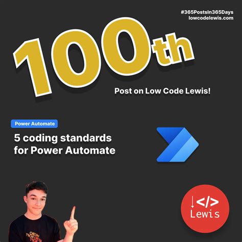 5 Coding Standards for Power Automate - Low Code Lewis