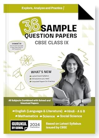 Gurukul 36 Sample Question Papers (Eng, Hindi A & B, Maths, Science ...