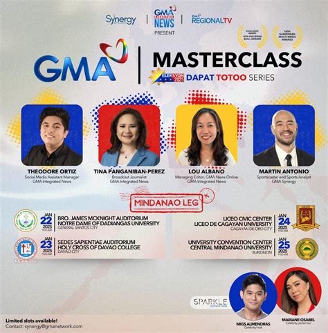 GMA Regional TV and Synergy brings 'GMA Masterclass: Eleksyon 2025 ...
