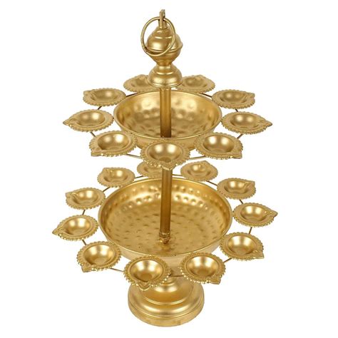 Decorative Urli Bowl with Diya Stand – ArtyCraftz