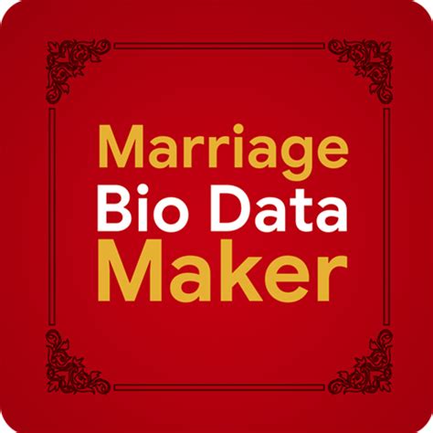 Marriage Bio Data Maker – Apps on Google Play