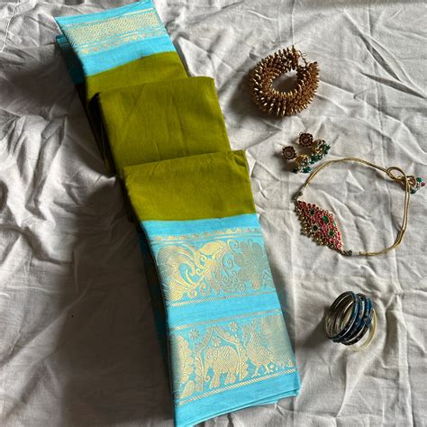 Soudamini Double border Sungudi saree | The Maggam Collective