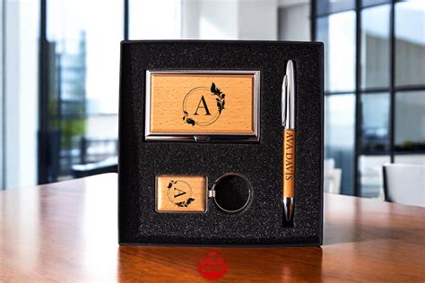 Personalized Business Gift Set, Gift For Boss, Engraved Company Gift ...