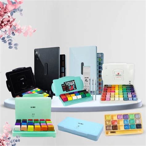 Buy original HIMI-MIYA Gouache sets, tubes ,bottles from Thoovi Arts