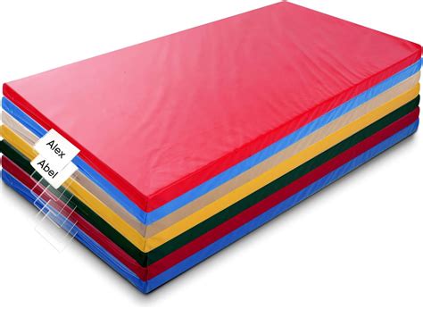Geetery 7 Pieces Rest Mat Colorful Kids Sleeping Mat Thick Daycare ...