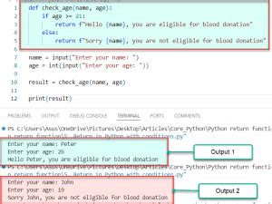 Image result for Python Return Function with Menu Example