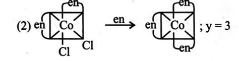 Which is correct for the following reactions? 1. trans [ Co ( en )2 Cl ...