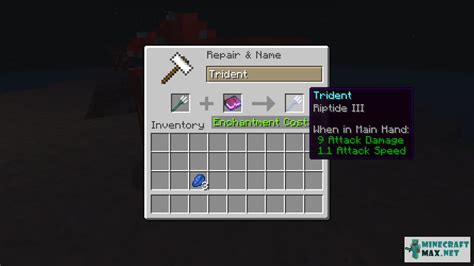 Riptide | How to craft riptide in Minecraft | Minecraft Wiki