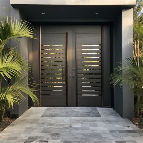 Stylish and Modern Steel Door Designs For Your Home's Entryway