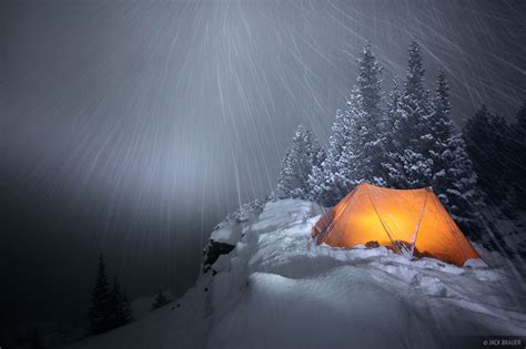 Winter Camping at Blue Lakes | Mountain Photography by Jack Brauer