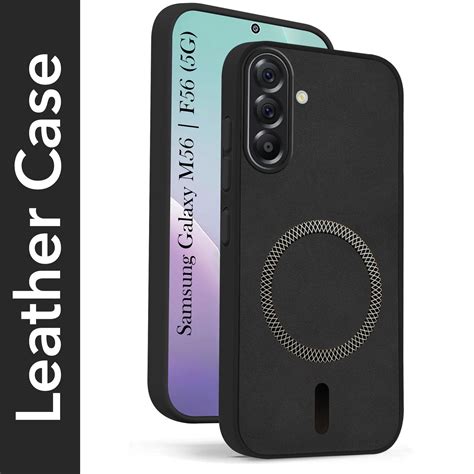 For Samsung Galaxy M56 | Samsung Galaxy F56 Back Cover Case Leather Fi ...