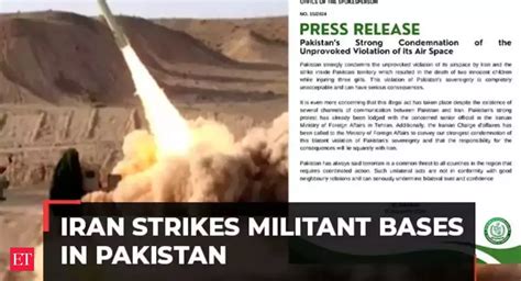 Pakistan 'strongly condemns' violation of its airspace by Iran, warns ...